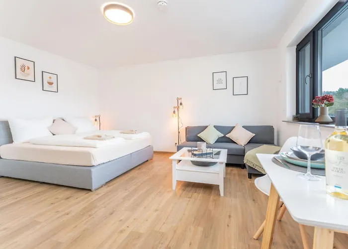 Modernes Studio-apartment Mit Balkon Und Privatem Stellplatz Fuer Bis Zu 4 Personen Nur Wenige Minuten Von Der Innenstadt & Mosel Entfernt Coblence